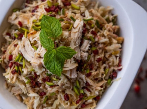 Mix Rice Chicken (CALORIES: 330 PROTEINS: 52.5 Grams FATS: 2.48 Grams)